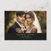 花輪 ウェディング 情報 詳細 写真 エンクロージャーカード (裏面)