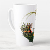 花輪 カフェラテマグ (左アングル)