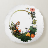 花輪 ラウンドクッション (正面)