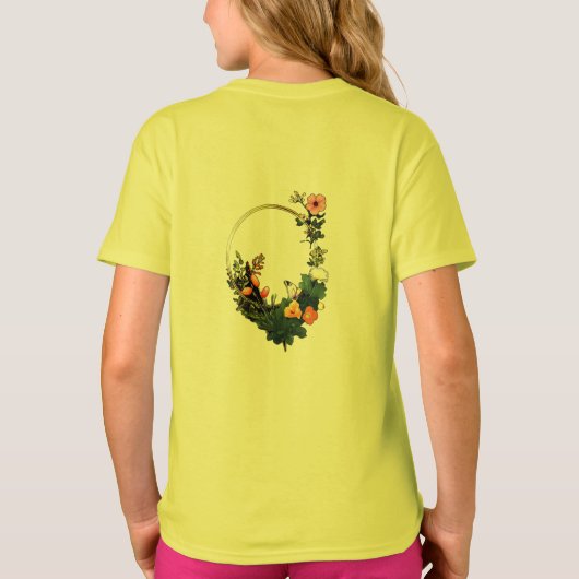 花輪 Tシャツ (裏面)