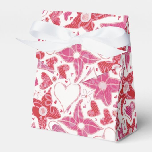 花違うスタイルハート柄 フェイバーボックス (正面サイド)