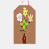 「花配達」ギフトラベルw/Twine ギフトタグ (正面)