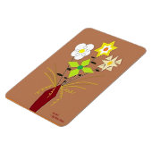 「花配達」 4 x 6フレキシブルフォトマグネット マグネット (左側)