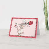 花配達 – Greeting Card カード (正面)