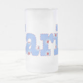 花鈴 フロストグラスビールジョッキ (中央)