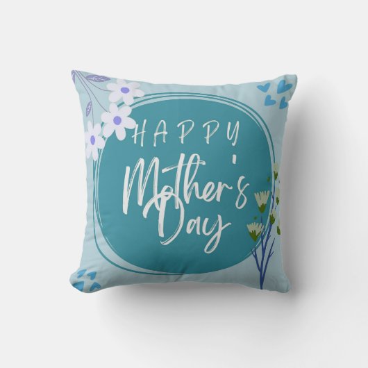 花開きママ枕 クッション (正面)