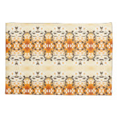 花開き枕ケース付文字 枕カバー (裏面)