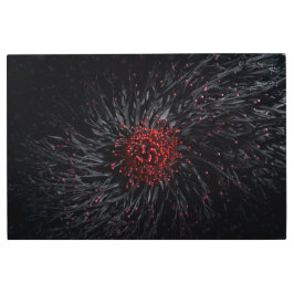 花開き メタルプリント