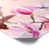 花開くロマンス – ブライダルシャワーウェルカムポスター ポスター (角)