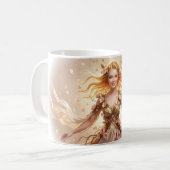 花開く光と優雅なファンタジーマグ コーヒーマグカップ (正面左)