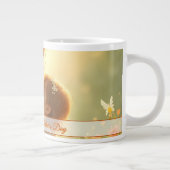 花開く光の中の優しい母性愛 ジャンボコーヒーマグカップ (右)