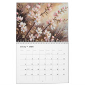 花開く分岐カレンダー カレンダー (1月 2026)