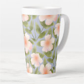 花開く喜び カフェラテマグ (右アングル)