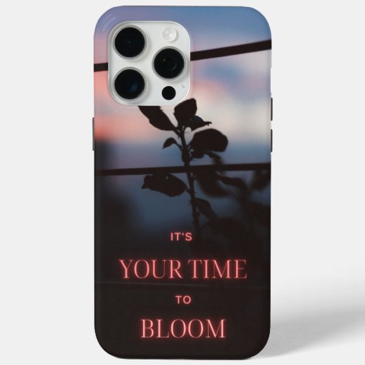 花開く時がきた iPhone 15 カーケース Case-Mate iPhoneケース (裏面)