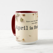 花開く詩 現代植物詩集 マグカップ (正面左)