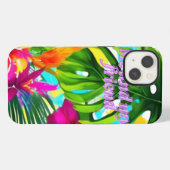 花開く輝き iPhoneケース (裏面横)