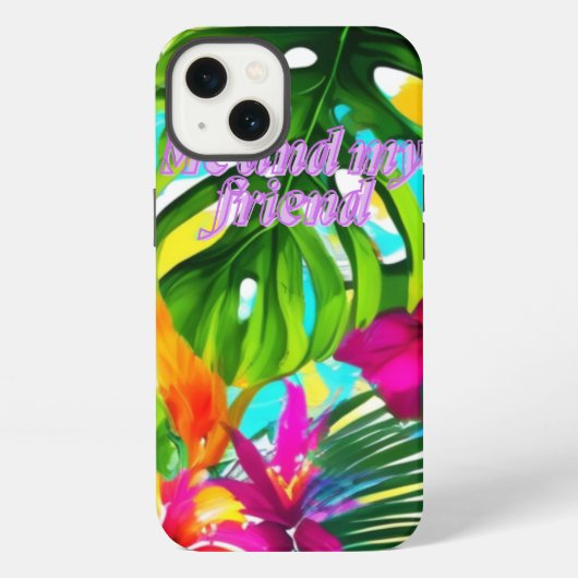 花開く輝き iPhoneケース (裏面)