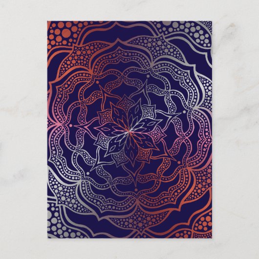 花開く、 ポストカード (正面)