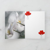 花開く 運命の愛 平和 愛の宿命 サンキューカード (内部)