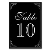 花開縁どきヴィンテージ結婚式テーマテーブル番号 テーブルナンバー (裏面)