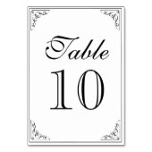 花開縁どきヴィンテージ結婚式テーマテーブル番号 テーブルナンバー (正面)