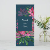 花開花オリジナルアートワークウォーターカラーカード カード (スタンド正面)