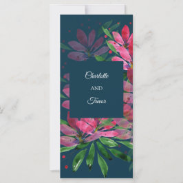 花開花オリジナルアートワークウォーターカラーカード カード