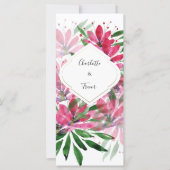 花開花オリジナルアートワークウォーターカラーカード カード (正面)