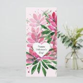 花開花オリジナルアートワークウォーターカラー カード (スタンド正面)