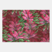 花開花オリジナルアートワークウォーターカラー ラッピングペーパーシート (正面)