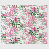 花開花オリジナルアートワークウォーターカラー ラッピングペーパー (フラット)