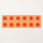 花開花幾何学曼荼羅両面 ヨガマット (裏面(横))