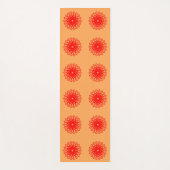 花開花幾何学曼荼羅両面 ヨガマット (正面)