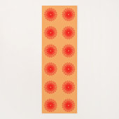 花開花幾何学曼荼羅両面 ヨガマット (裏面)