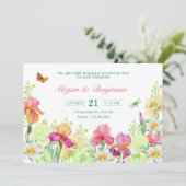 花開花結婚ズ 招待状 (スタンド正面)