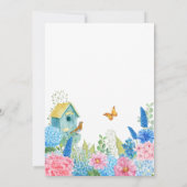 花開花結婚蝶 招待状 (裏面)