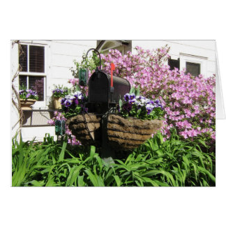 花間のポスト--カード