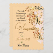 花集まり 招待状 (正面/裏面)