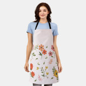 花集 エプロン (着用した状態)