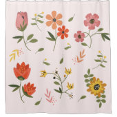 花集 シャワーカーテン (正面)