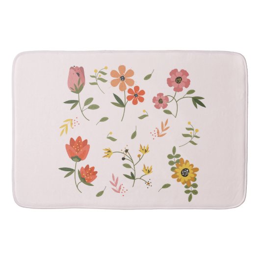 花集 バスマット (正面)