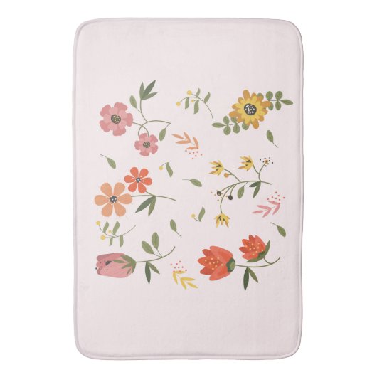 花集 バスマット (正面縦)