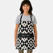 花離れ類モダン黒 エプロン (インサイチュ)