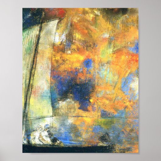 花雲1903年Odiron Redon ポスター (正面)