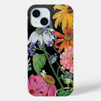 花電話用ケース iPhone 15ケース