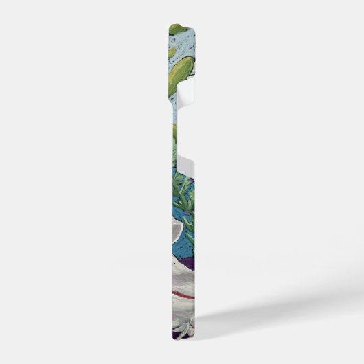 花電話用ケース iPhoneケース (左側面)