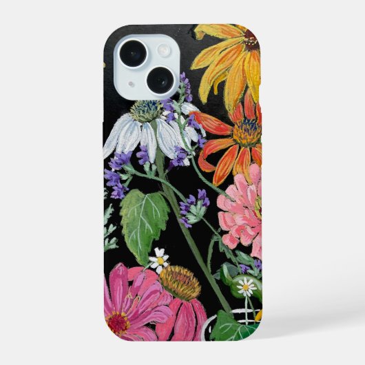 花電話用ケース iPhone 15ケース (裏面)