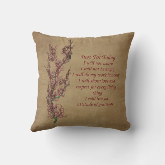 花霊気今日だけ感動的 クッション (裏面)