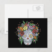 花頭糖スカル ポストカード (正面/裏面)