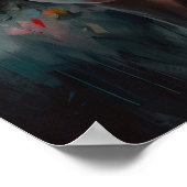 花頭芸術ポスター付きプリント ポスター (角)